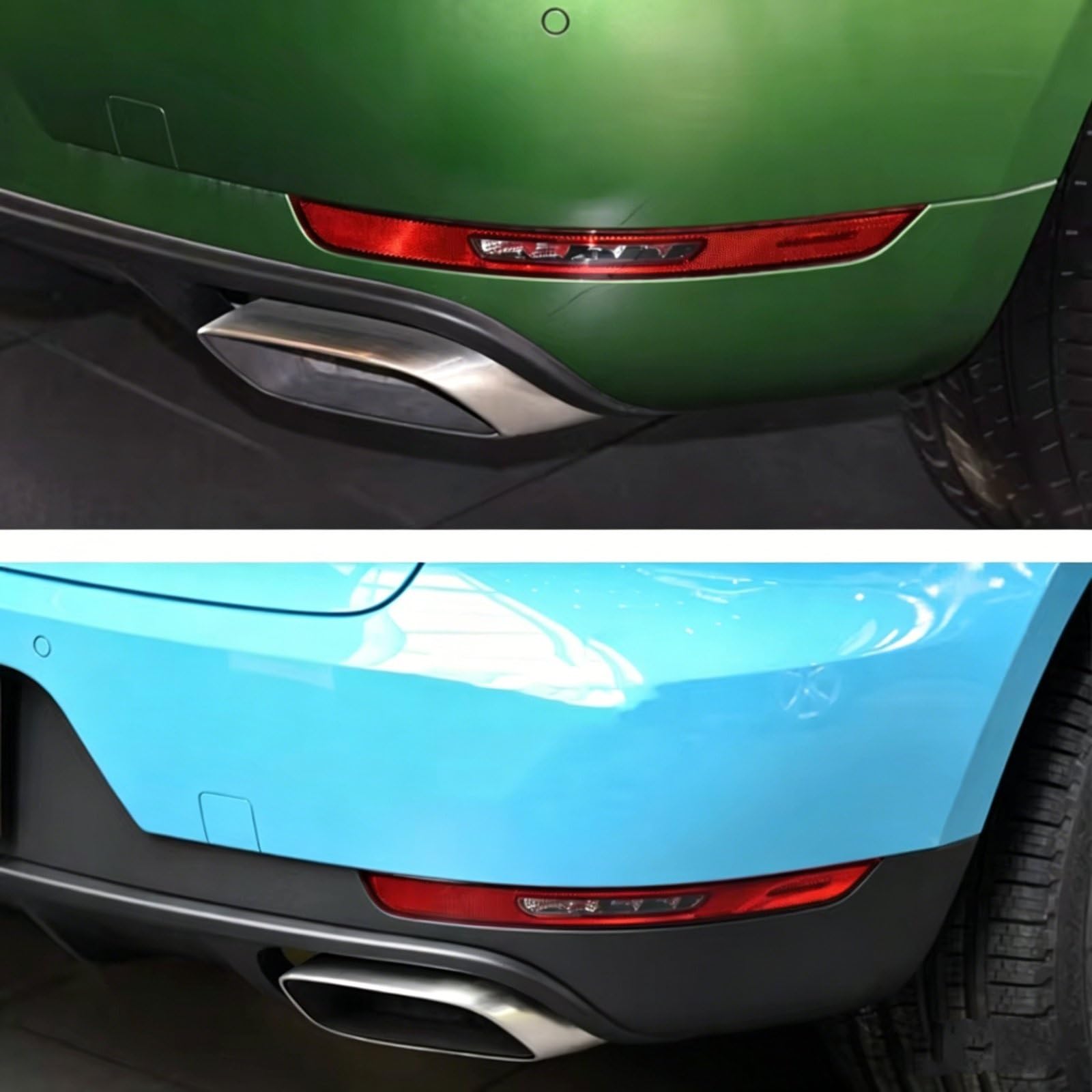 Catarifrangente Posteriore Per Porsche Per Macan 2014 2015 2016 2017-2020 | Paraurti Posteriore Coda Stop Luce Segnale Retromarcia Fendinebbia(Left)