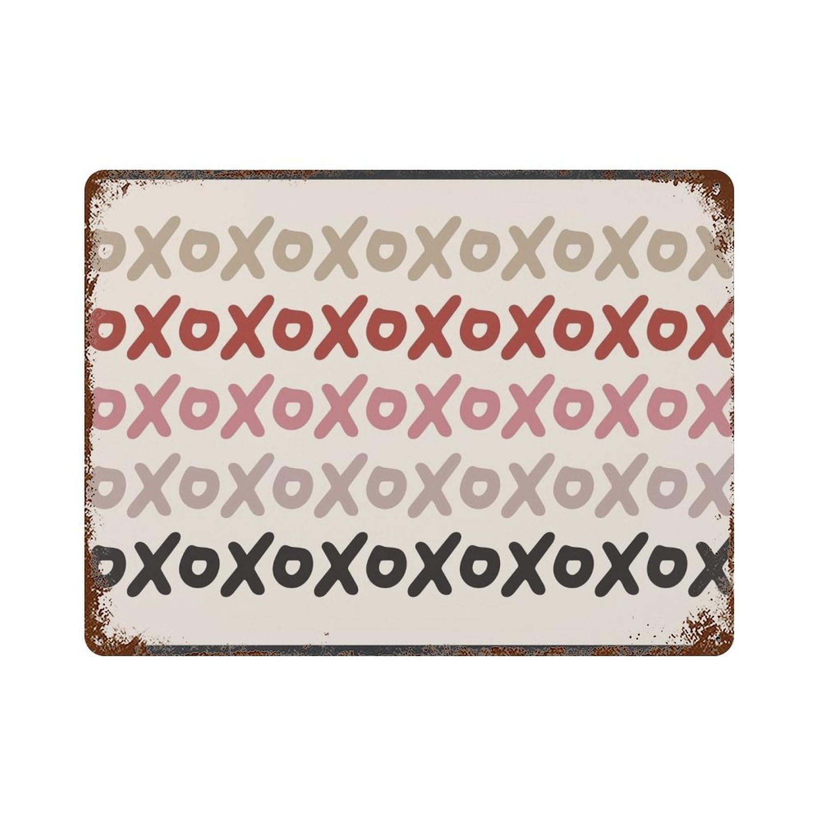 xiaoxiaoshen Romantic Valentine's Day Wall Art, Neutral Boho Wall Decor Art Metal Tin Poster Modern Home Decor Art Home Bar Shop Decorations Vintage Sign 30x40cm