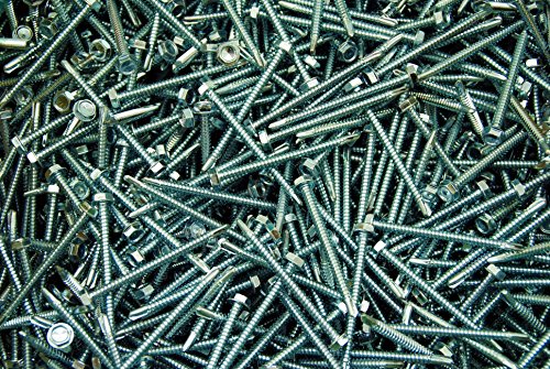 (350) Hex Washer Head #10 x 2-1/2 Self-Drilling #3 Tek Screw IHW