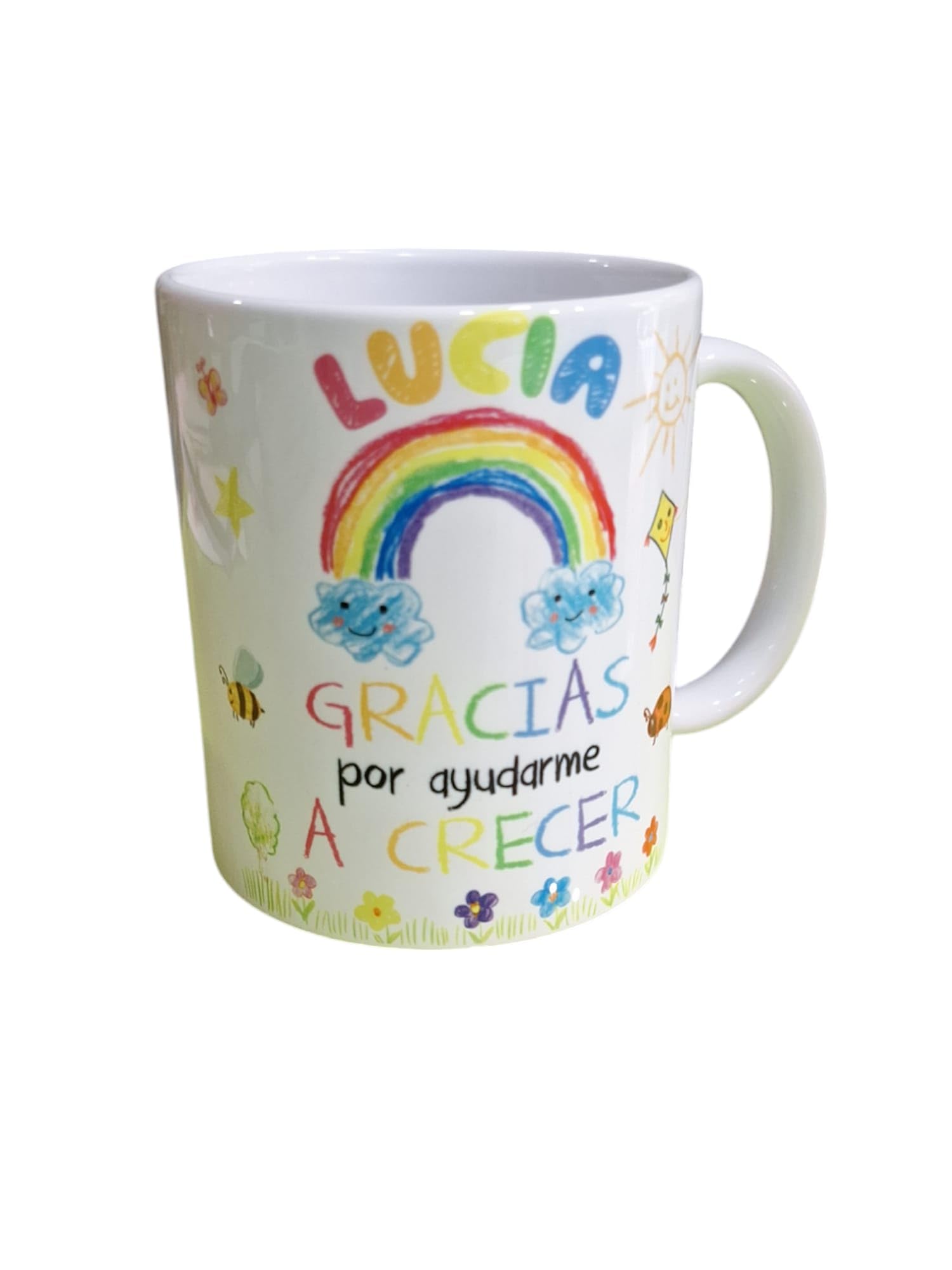 Genérico Pack de Regalo personalizado con nombre y texto, para maestros, docentes, profesores de guardería.