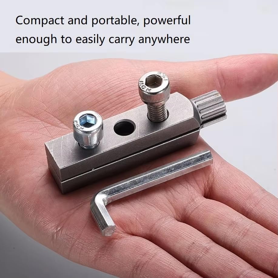 Image of Faucet Angle Valve Broken Wire Extractor Adjustable Broken Valve Extractor Universal Screw Extractor Tool Broken Bolt Remover for 1 /2 in and 3 /4 in Stripped Thread, Stainless Steel Made