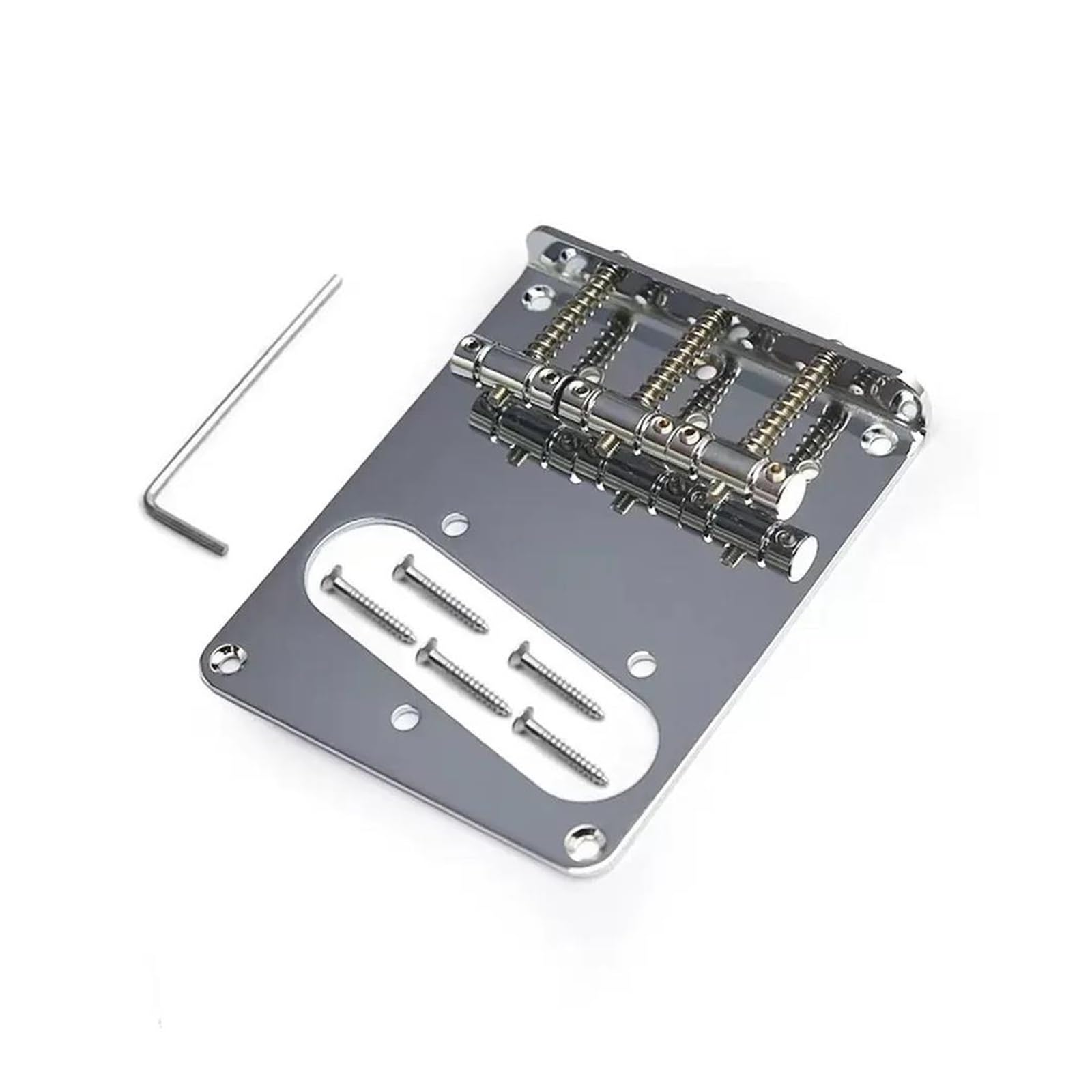 Accessori Per Strumenti Indossati Con Corpo Regolabile A 6 Corde Per Chitarra Elettrica A Ponte 3 Selle Chitarra Bridge