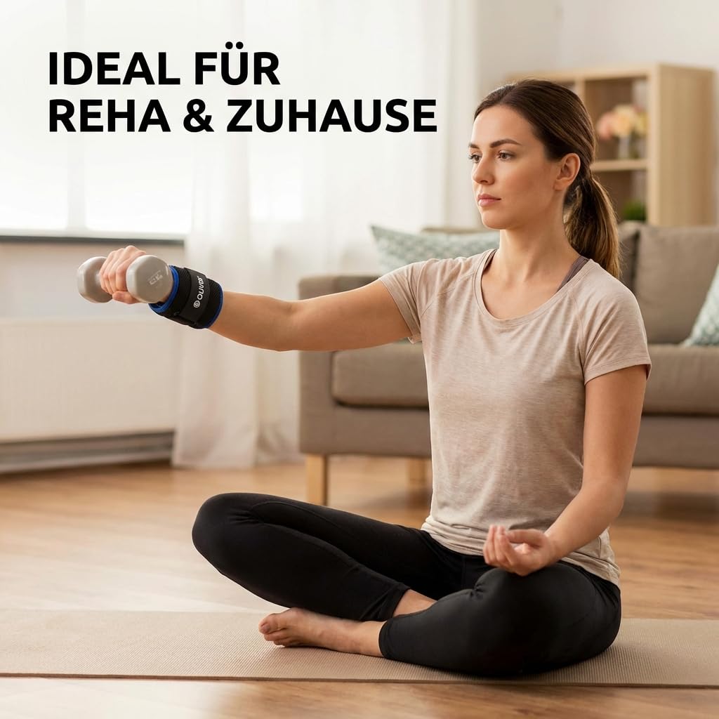 Oliver PRIME Pesas Tobilleras y Muñequeras con Peso para Entrenamiento Fitness Lastres Ajustables Gel Silicona Correr Pilates Rehabilitación Par