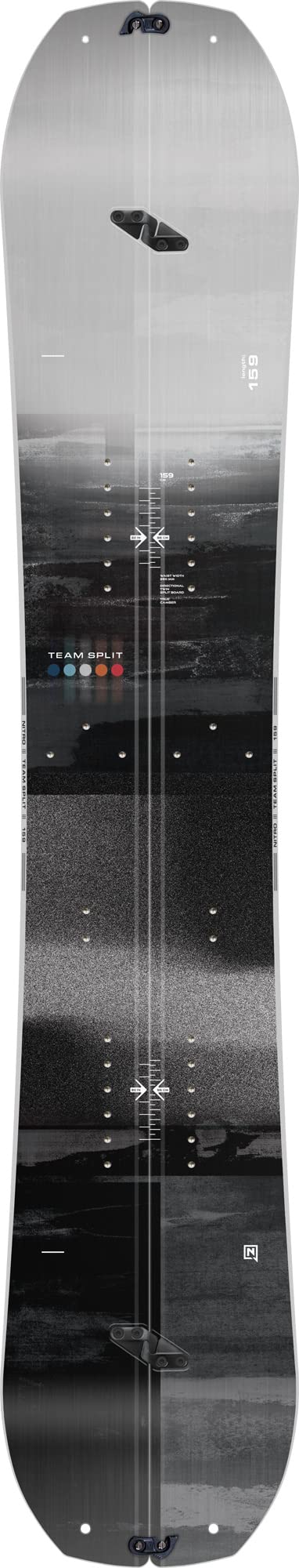 Nitro Snowboards Team Split BRD '23, Allmountainboard, Directional Twin Splitboard, Trüe Camber, All-Terrain, Progressive