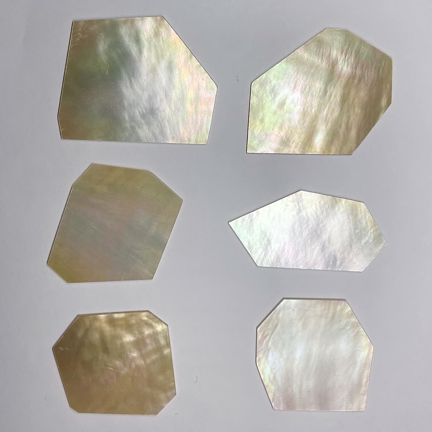 Amazon.com: World of Shell Inlay Supplies 8 oz Gold White Mother of ...