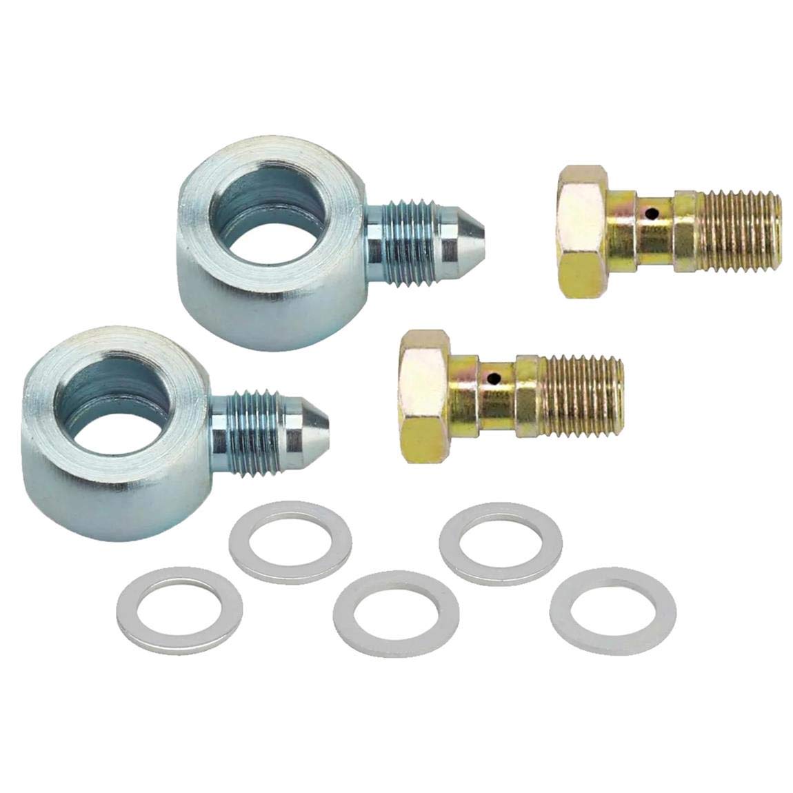 7/16"-24 to -4 an Banjo Bolt Kit