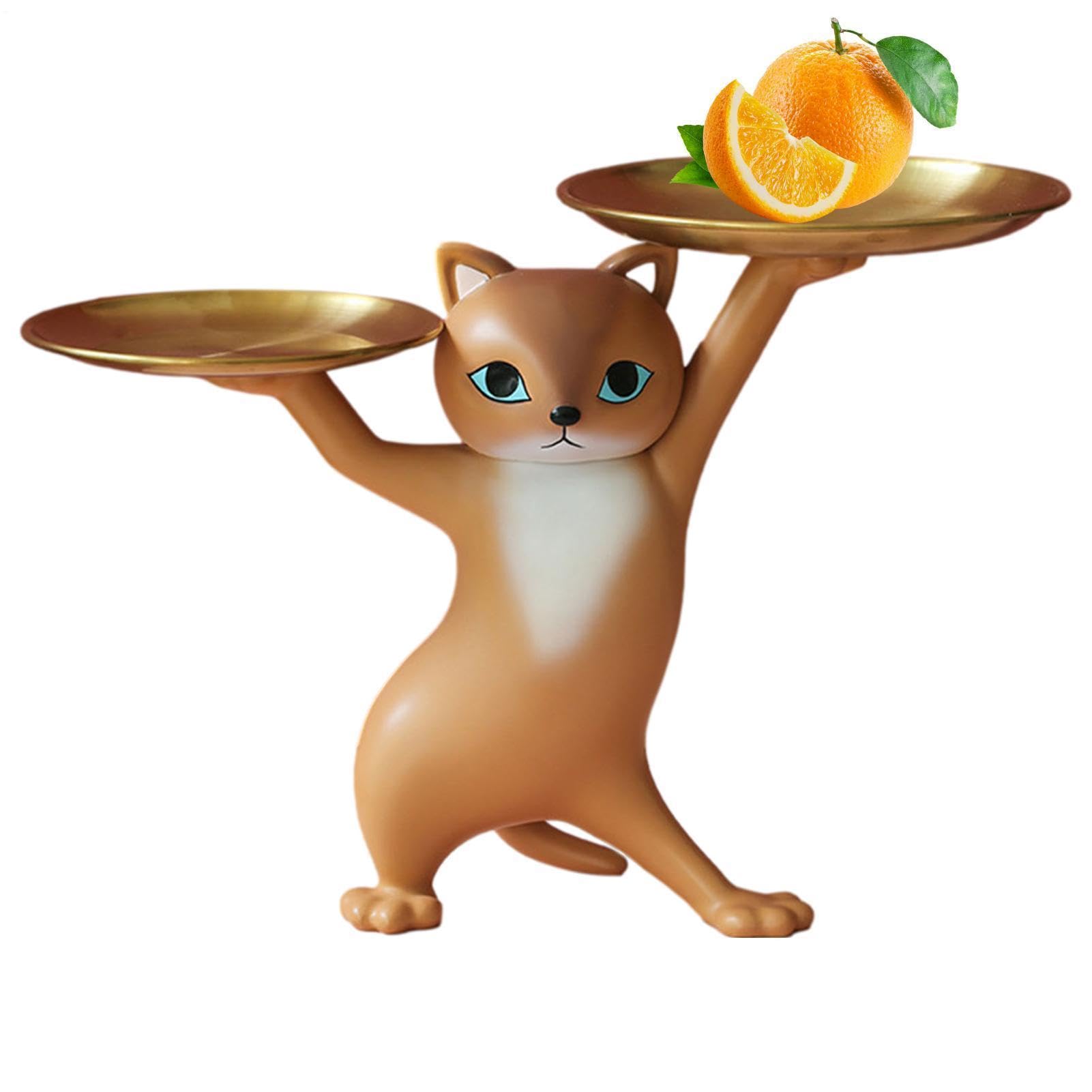 Porte-clés mignon plateau chat pour ne plus jamais perdre vos affaires