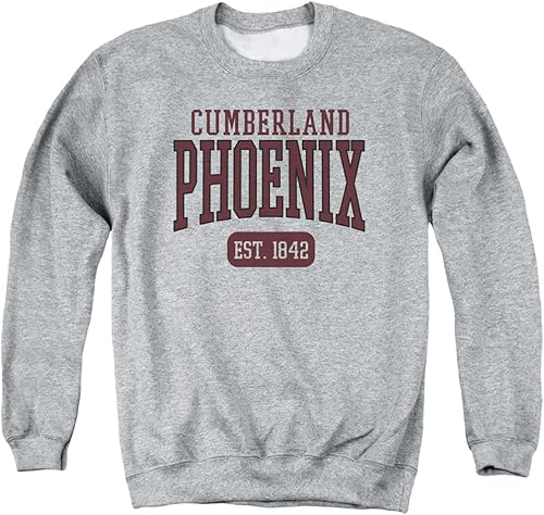 LOGOVISION Cumberland University - Sudadera oficial de cuello redondo para adultos con fecha de este