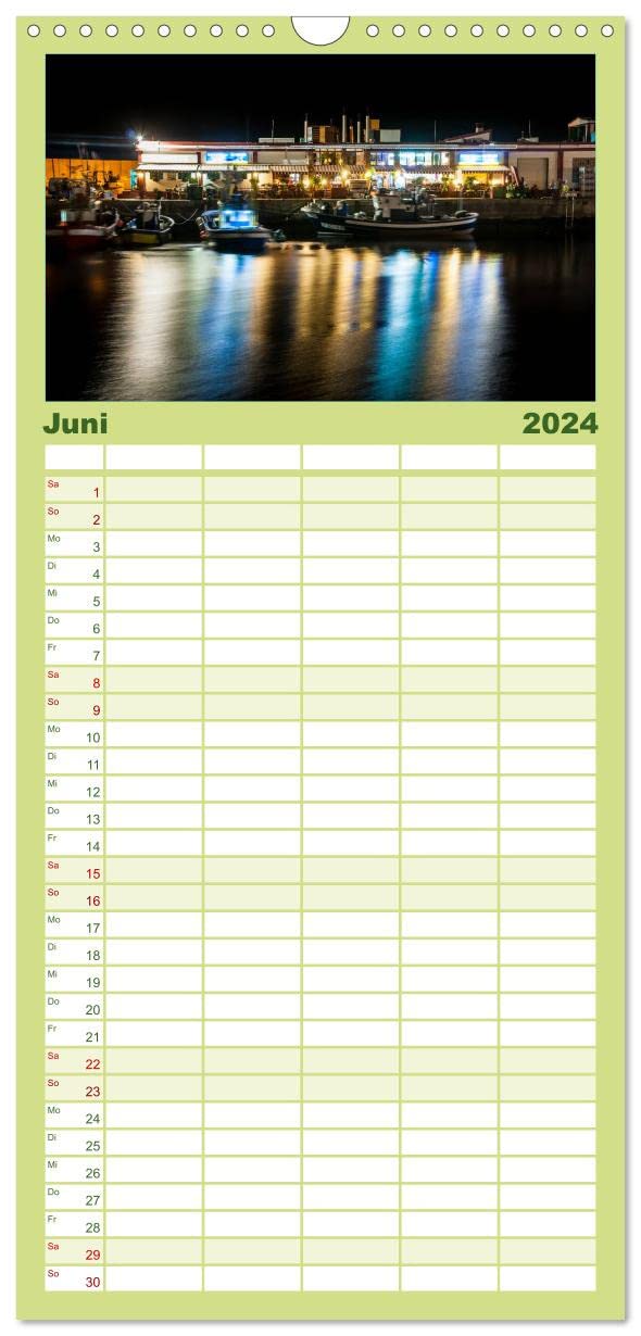 Familienplaner 2024 - Gran Canaria mit 5 Spalten (Wandkalender, 21 cm x 45 cm) CALVENDO: Die schönen Seiten der kanarischen Insel Gran Canaria (CALVENDO Orte)