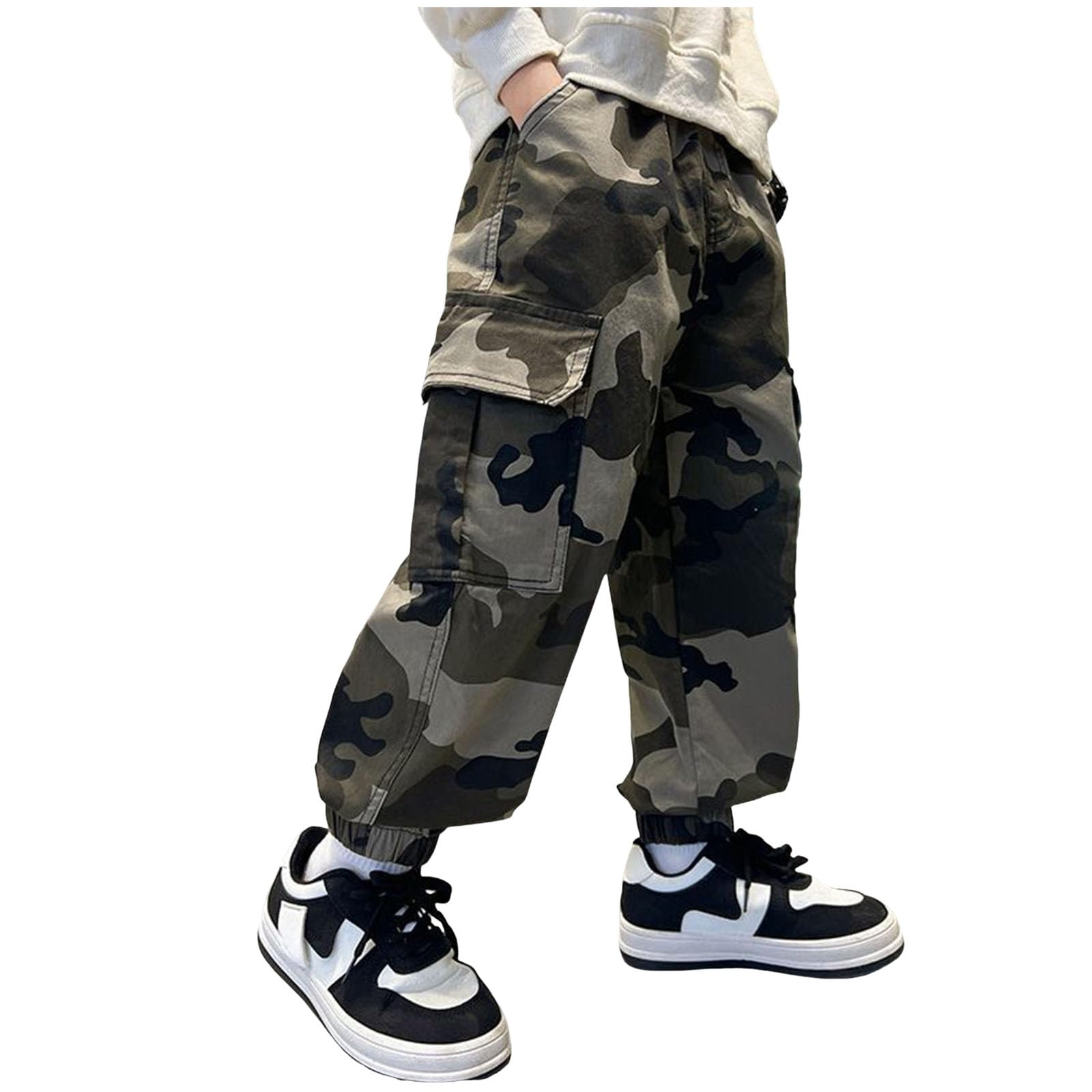 Jogging - Pantalones de chándal para niños y niñas, holgados para niños y niñas