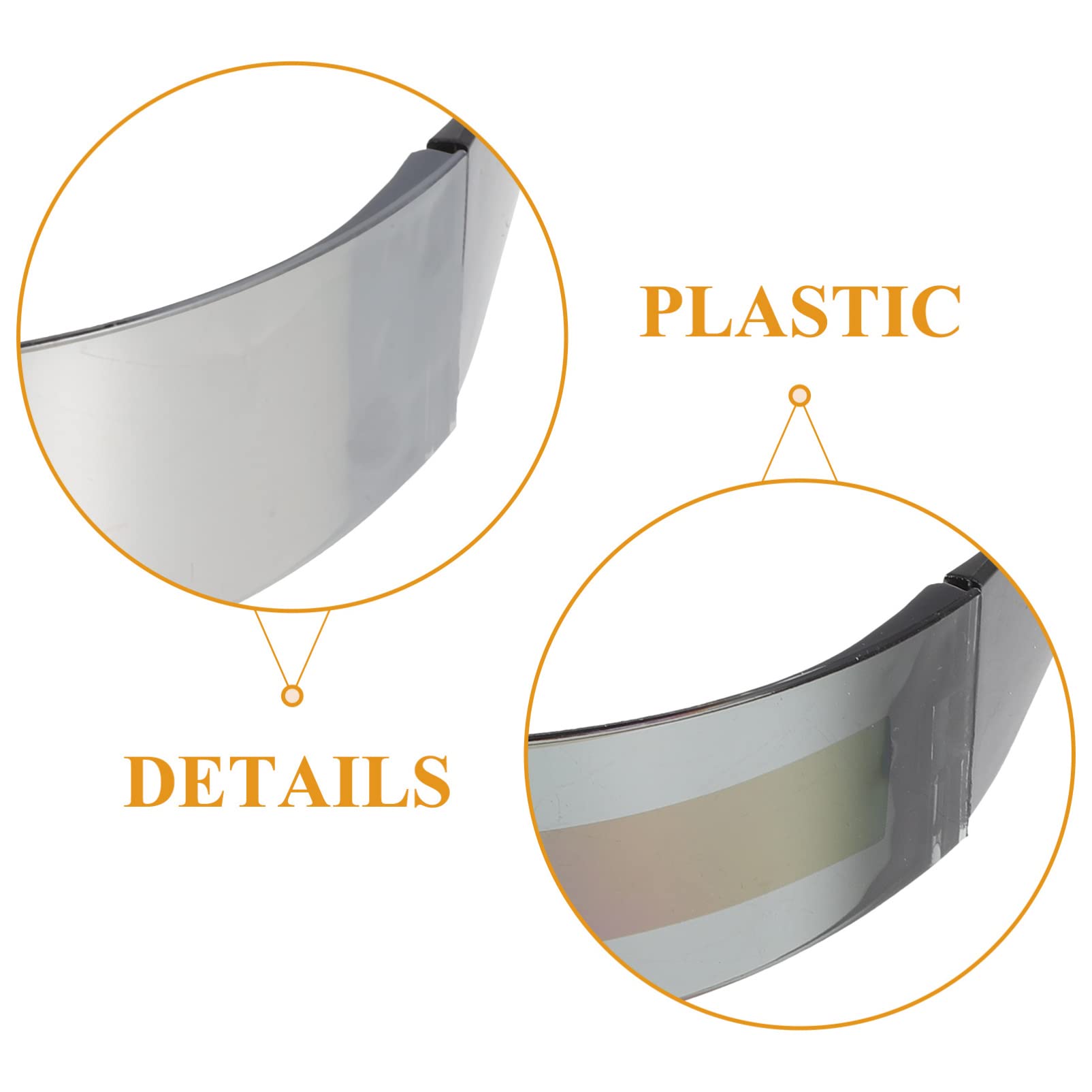 GALPADA 10piezas Gafas Translucidas Divertidas Para Fiestas Accesorios De Fiesta Cibernética Lentes Estilo Futurista Para Festivales y Eventos Sociales