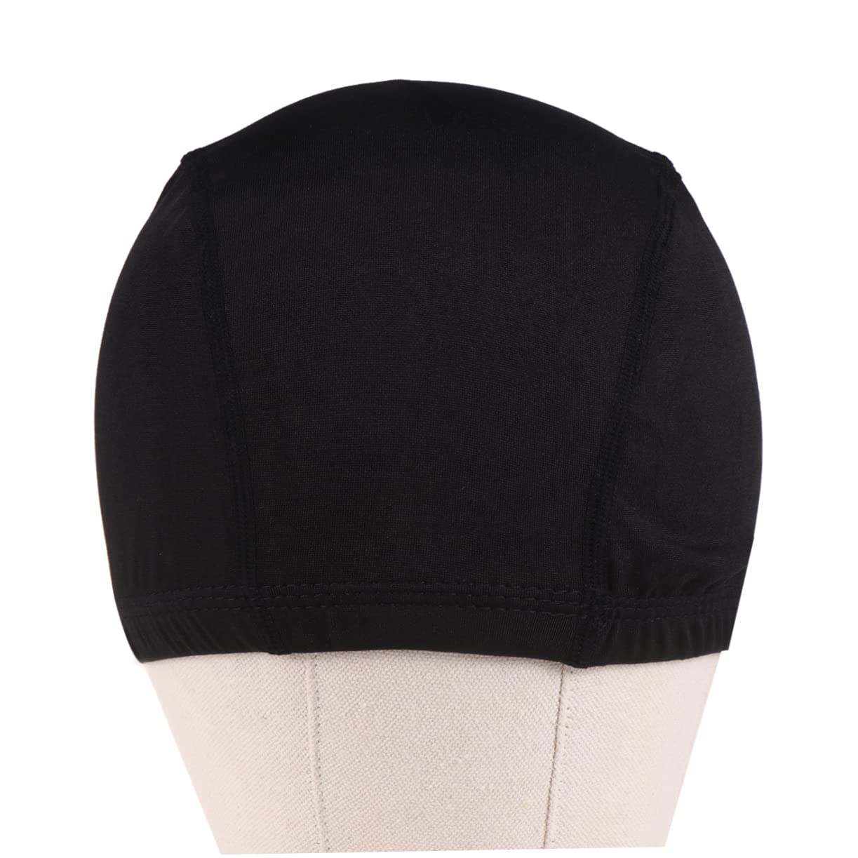 FRCOLOR Elastic Hat Hairnet Satin Wig Cap for Women Men Wig Cap Breathable Comfortable