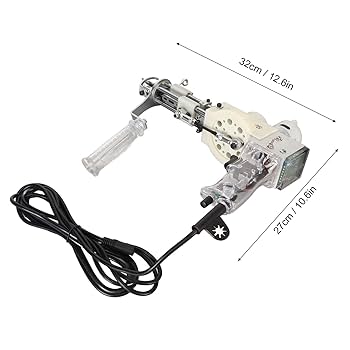 Amazon | タフティングガン 2 in 1 ラグタフティングガンマシン