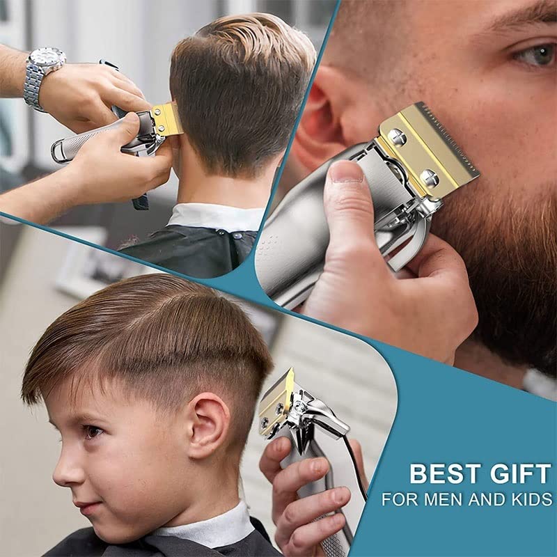 Vista 3 de Cortapelos para hombres, máquina de corte de pelo profesional ajustable para hombres, barbería eléctrica para barba, máquina de corte de pelo