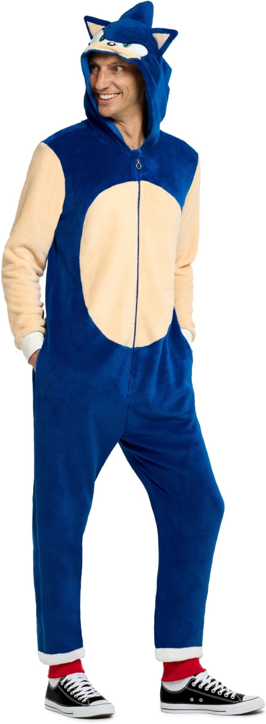 Opposuits SEGA Onesies for adults - Official Sonic the Hedgehog, Shadow, Knuckles - Cozy Unisex Jumpsuits - One Piece Suit