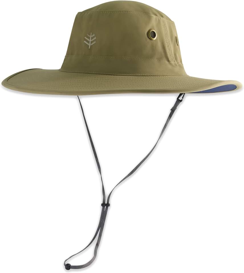 Coolibar Wide Brim Hiking Hat - UPF 50+ Sun Protection - Leo