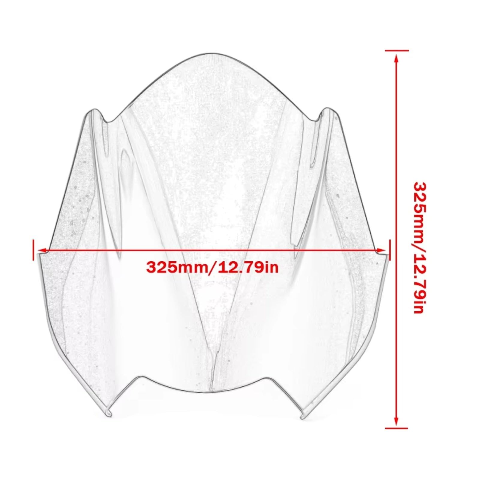 Bulle Moto Compatible Avec Triumph Pour Street Pour Triple 765 RS 2017 2018 2019 Pare-brise De Moto Déflecteur De Vent Pare-brise