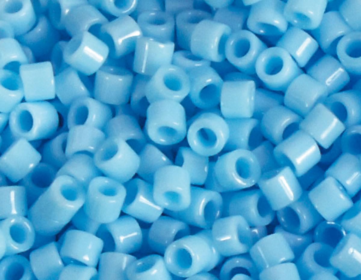Japanese Beads Cylinder Treasure Opaque Blue 3.3mm.8/0 100g.