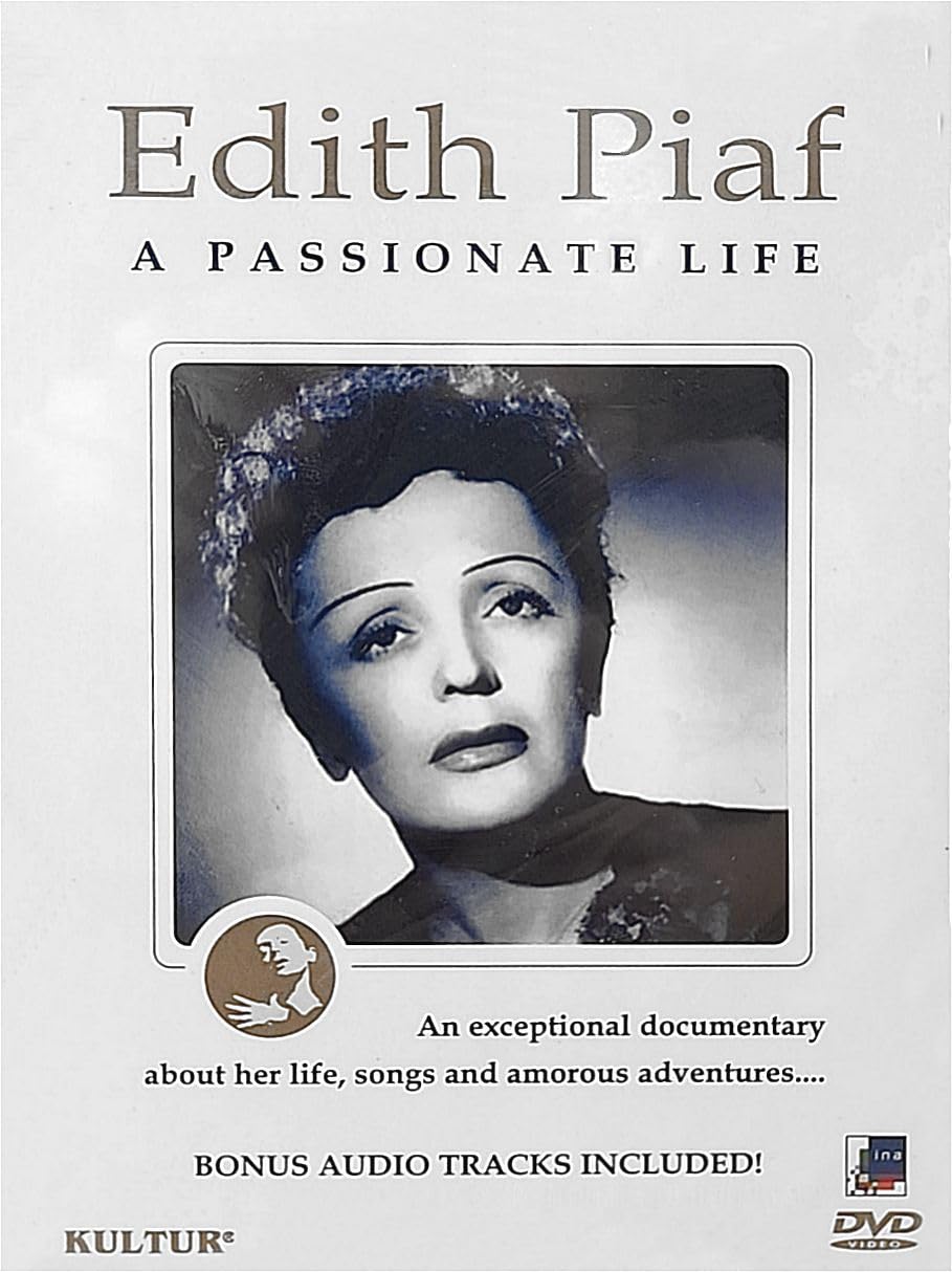 Edith Piaf A Passionate Life DVD para aprender la historia de la música y coleccionismo clásico