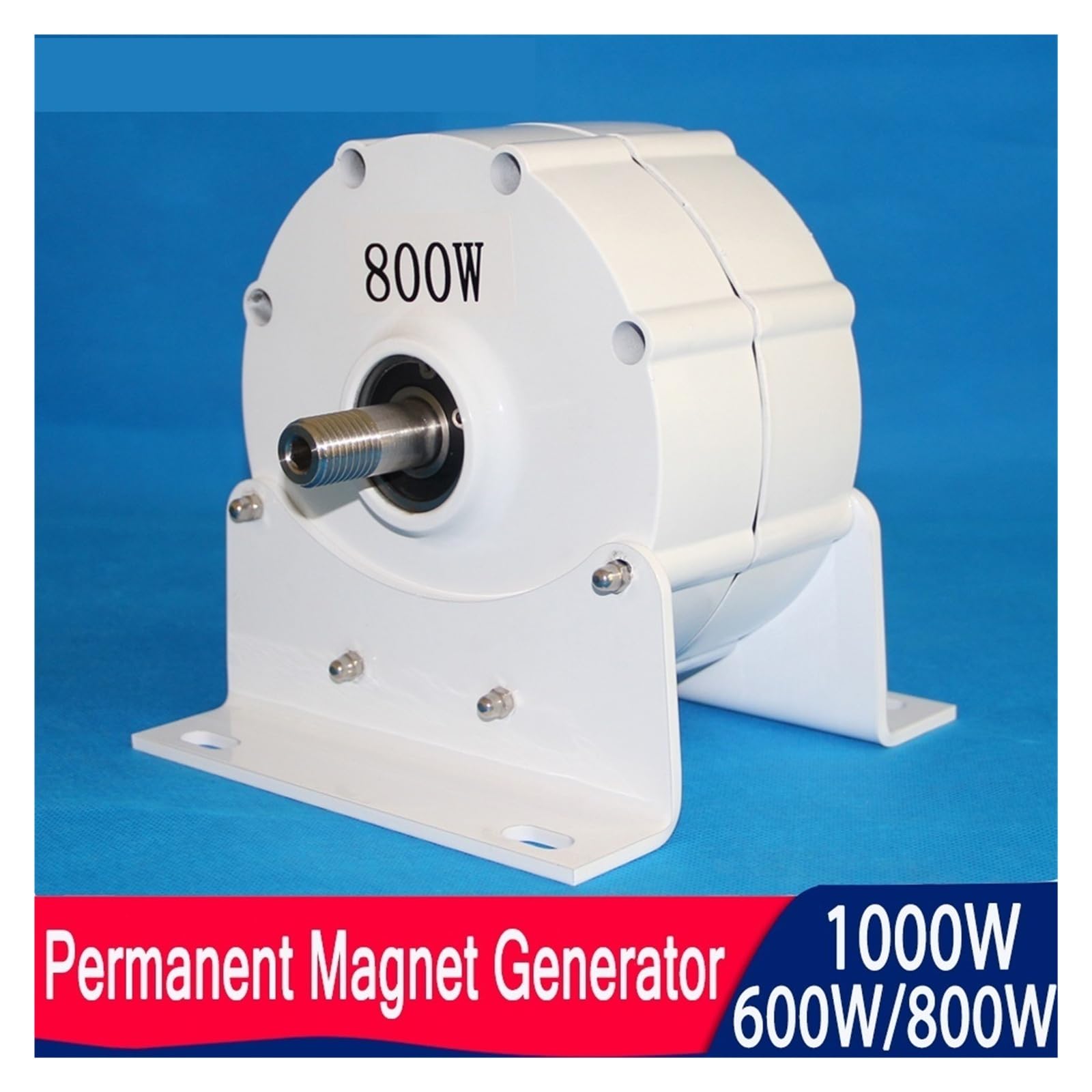 Niska prędkość 600 W 12 V 24 48 3 fazowy bez przekładniowy generator z magnesem trwałym Alternatory AC używane do turbiny wiatrowej na wodę dla domu, łodzi, łodzi, ogrodu(Without Base,24V,600W)