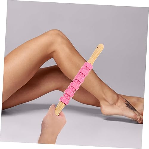 Miniatura 8 de Mikinona Rodillo de masaje para piernas y cuerpo, rodillo de espuma de PVC y acero, herramienta de masaje muscular manual para relajación muscular y
