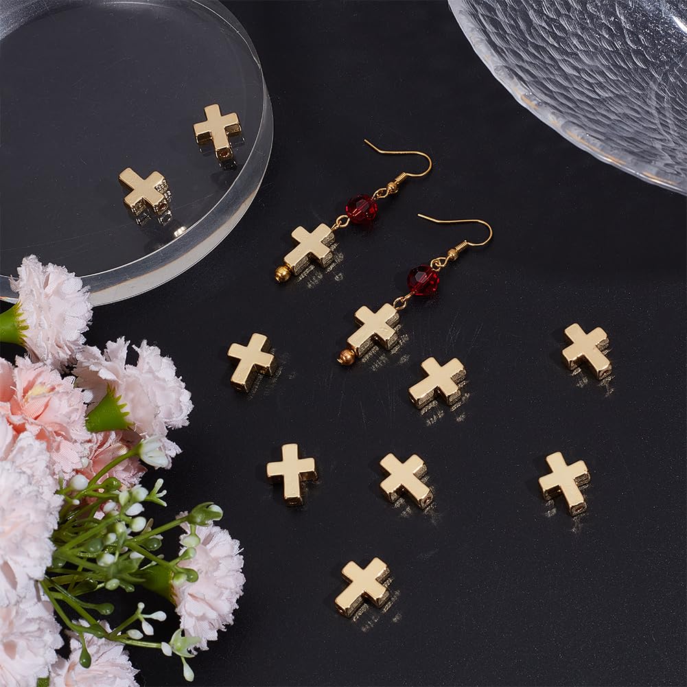 Beebeecraft - Cadenas Para Hacer Joyas De 33 Pie, Chapadas En Oro De 18 Quilates, Pulsera, Collar, Cadena De Eslabones Con Cierres De Langosta, Anillos De Salto (2.5.(118) In