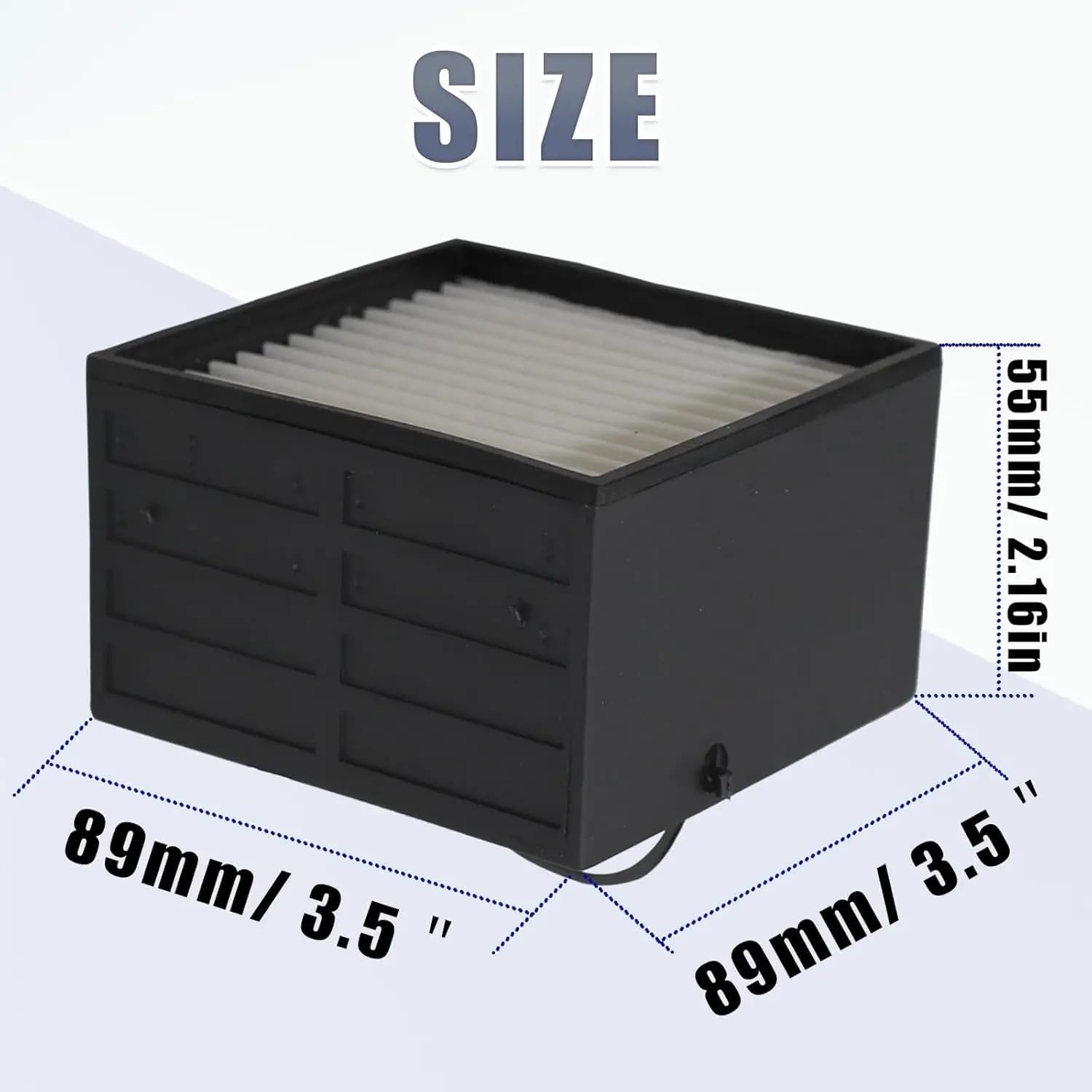 Filtro De Diésel para Coche, Separador De Motor Diésel 01030 Swk2000-10, Elemento Filtrante Separador De Aguaparacombustible, Compatible con Filtro De Combustible 600Fg.