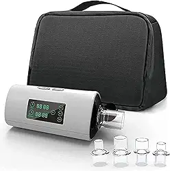 Máquina de limpeza CPAP, limpador e desinfetante CPAP portátil com display LED Ferramenta de desinfecção de desinfetante CPAP para máquina Cpap, tubo de ar, máscara, Hilarious123