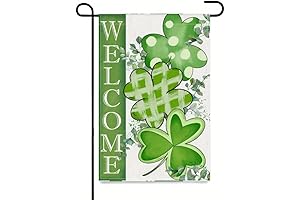 St. Patrick's Day Welcome Garden Flag