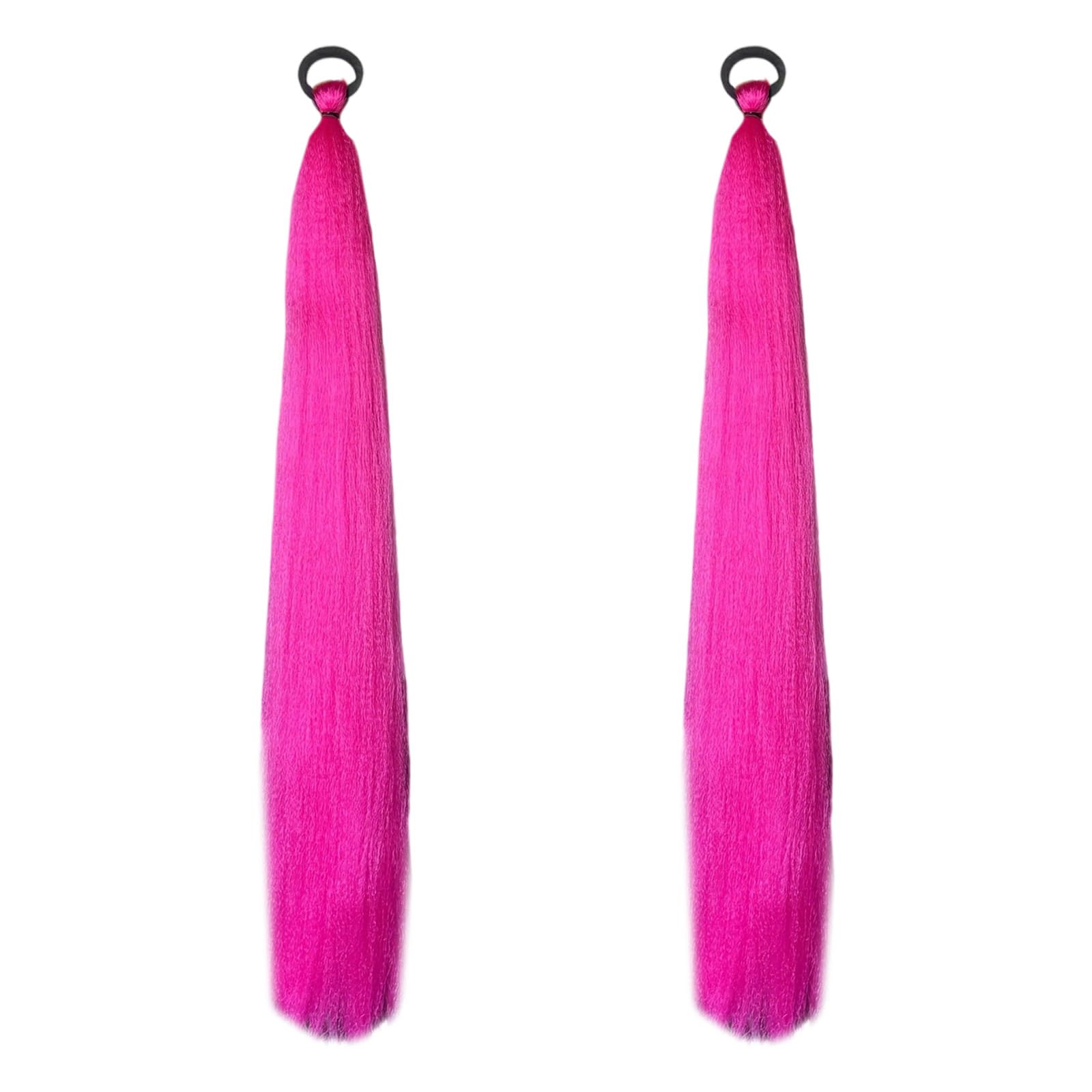 YUXITA Realistic High Ponytail Braided Hairpiece Synthetic Fiber For Music Festival Party Or Formal Event