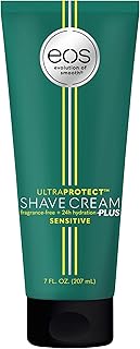 eos UltraProtect Men’s Shave Cream- Sensitive, 24-Hour Hydration, Unscented, Non-Foaming Formula, 7 fl oz