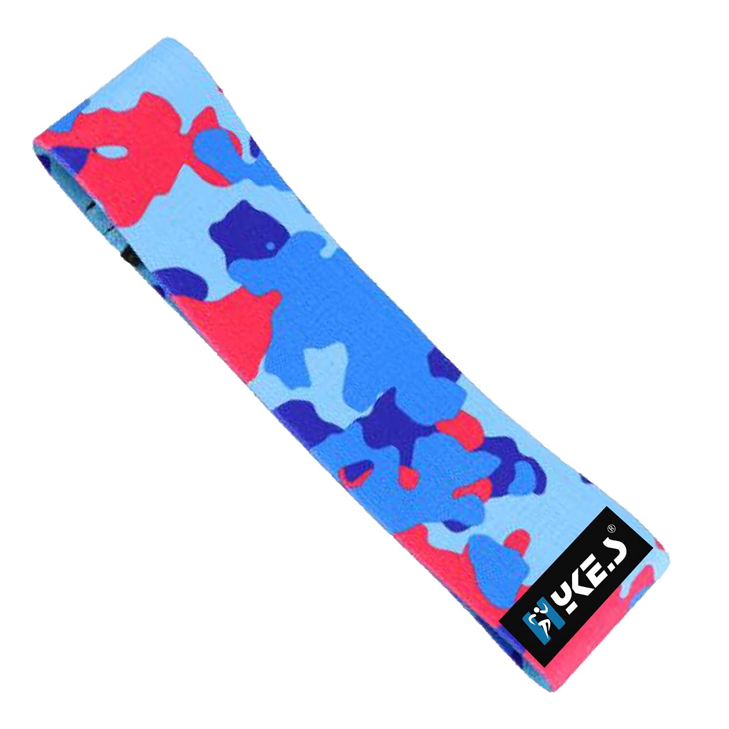 Hykes Anti Slip Fabric Resistance Loop Bands for Legs Butt Squats Thighs HIPS Glutes Booty Workout Yoga Pilates Exercise Fitness Band at Home Gym (Design : Camouflage, Colour : Blue) (B09H7M7PL1) Amazon Price History, Amazon Price Tracker