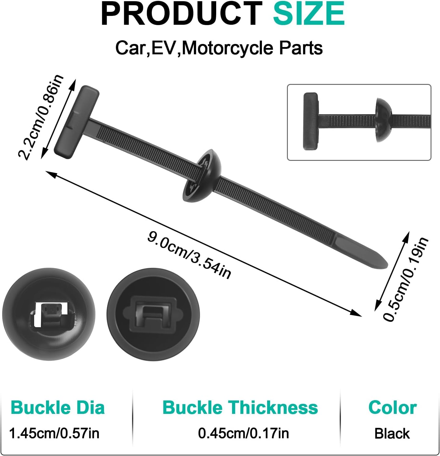 Nylon Universal Cable Tie Bule - New Multifunctal Nylon Zip Ties,