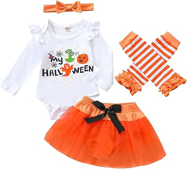 Walabe Robe De Paques Bebe Fille My 1st Paques Manches Longues Tutu Robe Noel Ensembles Jumpsuit Bandeaux Vetements Enfant 0 18 Mois Amazon Fr Vetements Et Accessoires