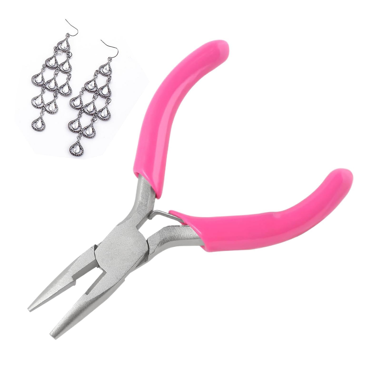 SPEEDWOX Mini Pince à Bec Long De 10,2 Cm Pour La Fabrication De Bijoux, Pince à épiler à Bec, Mini Pince à Bec Aiguille, Pince à Bec Court, Pince Plate Et Lisse