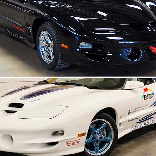 Miniatura 5 de KENRTIR Repuesto de carcasa de lente transparente compatible con Pontiac Firebird Trans Am 1998-2002, luces de estacionamiento laterales de esquina