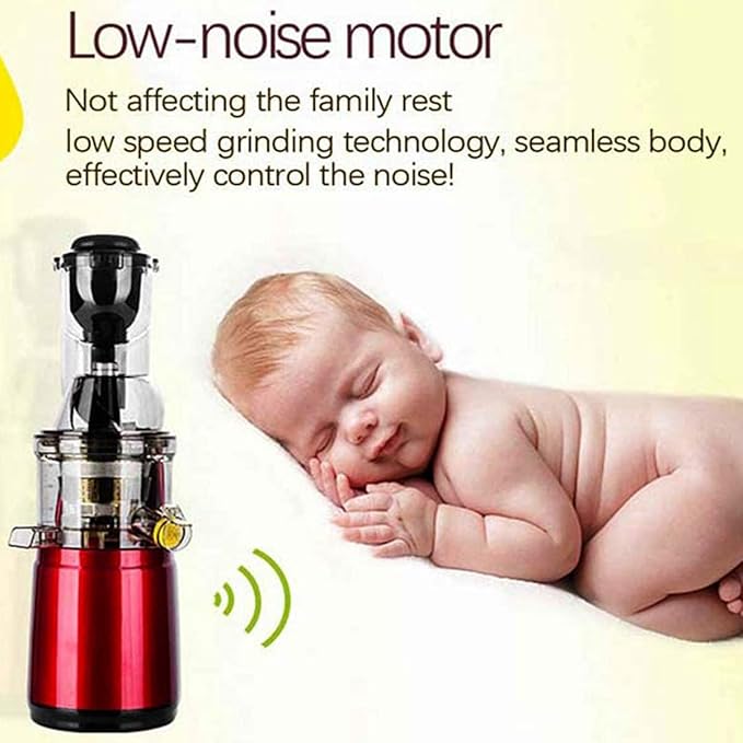 Extractor de Jugos Prensado en Frío Boca Ancha 8cm 150W Bajo Ruido miniatura 7
