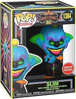 Funko POP! Slim in Blacklight Killer Klowns from Outer Space 35th Anniversary POP! Movies Gamestop Exclusive Vinyl Figure