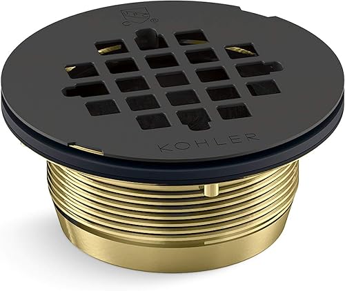 Kohler K-22675-BL Drain de douche Noir mat