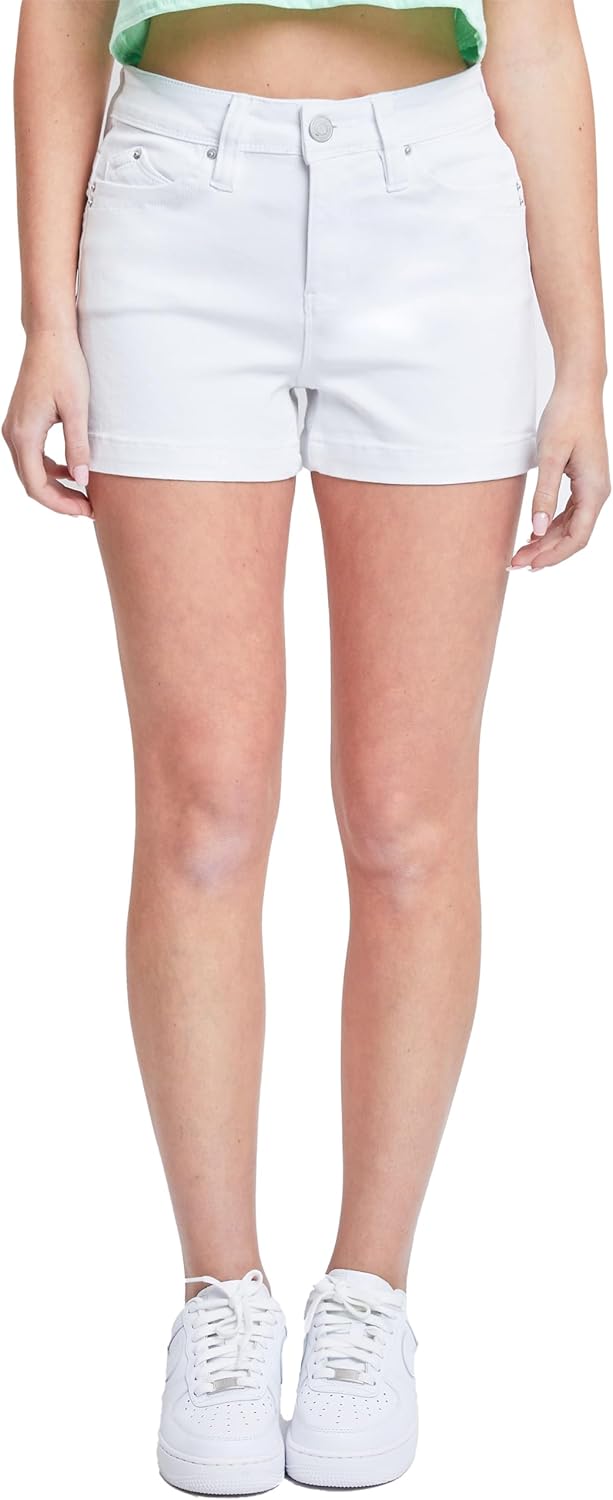 YMI Women's Jeans Women's Wannabettabutt High-Rise Denim Shorts