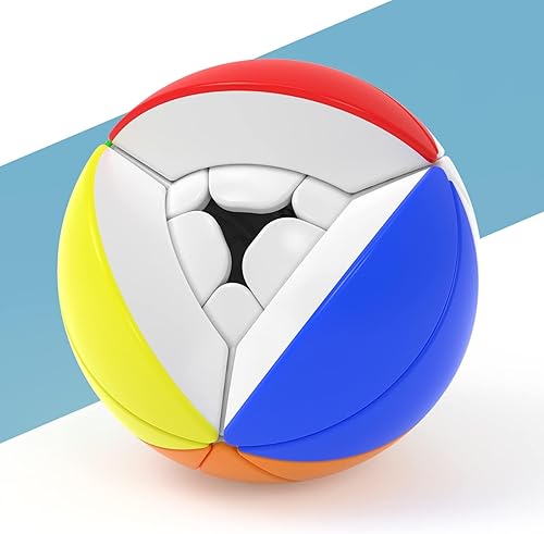 Miniatura 3 de Cubo rompecabezas YJ bola de hoja de arce, cubo sin calcomanías, cubo extraño giro, cubo de hiedra, cubos únicos, rompecabezas de cubo mágico,