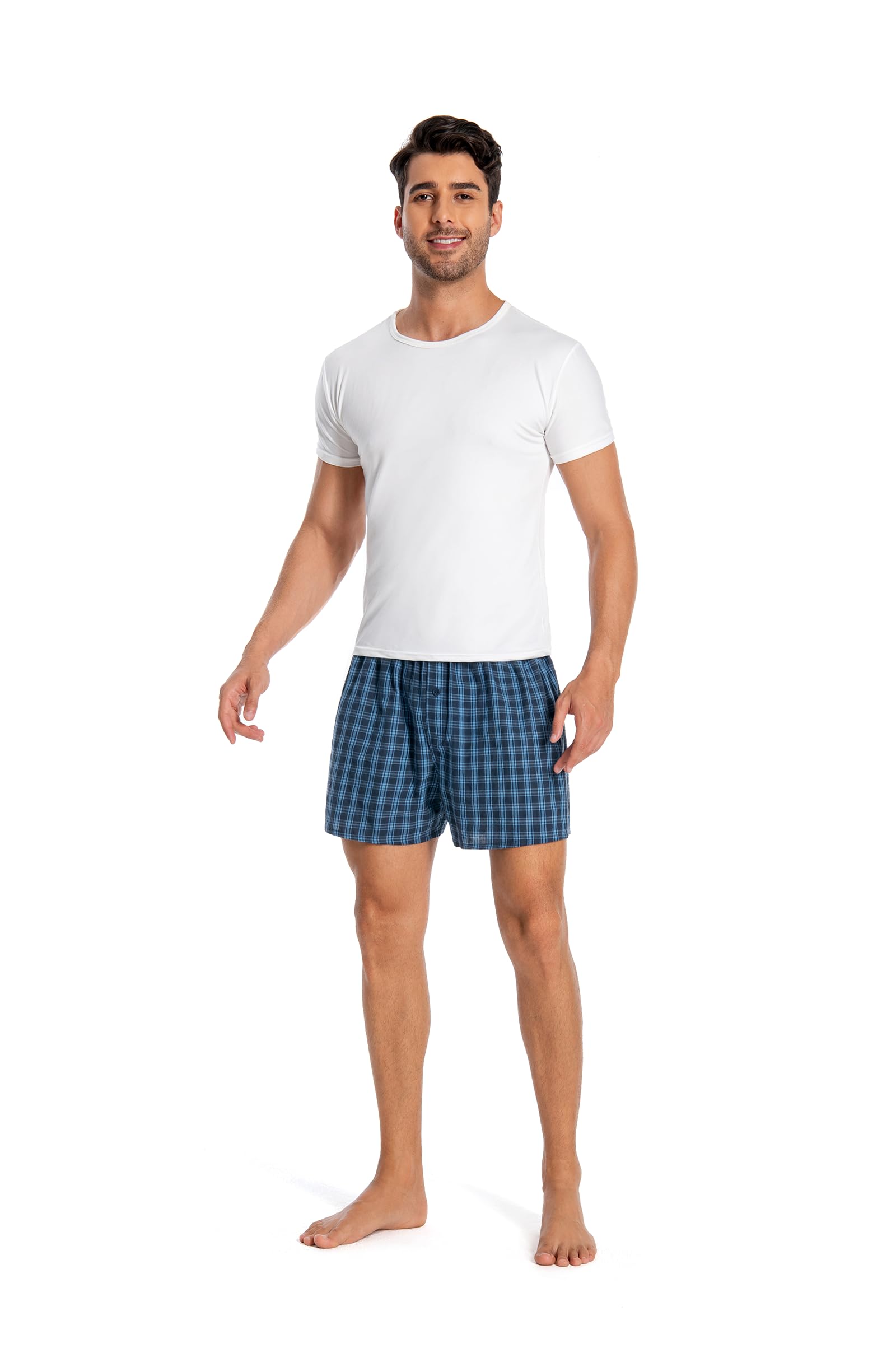 Calzoncillos Bóxer para Hombre 100% Algodón, Suaves Y Transpirables, En Paquetes de 5 Y 10