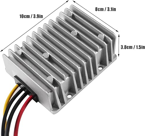 Miniatura 4 de Convertidor reductor de voltaje CC de 8 V-40 V a 13.8 V 10 A 138 W, reductor de potencia, módulo regulador impermeable, transformador para carrito
