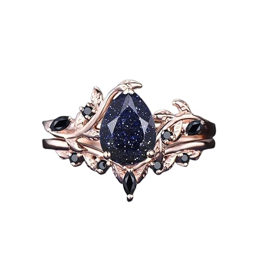 Nature-Inspired Gemstone Engagement Ring