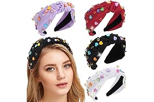 Black Beaded Rhinestone Headbands Crystal Wider Headbands 1PCS