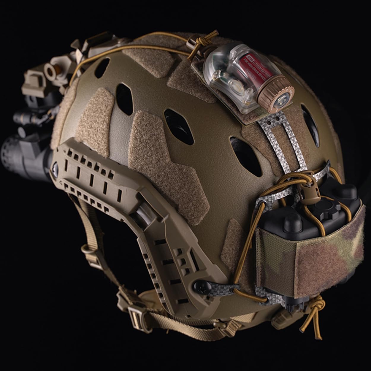 Amazon.co.jp: NVGバッテリーパックポーチ、戦術エアソフトヘルメット