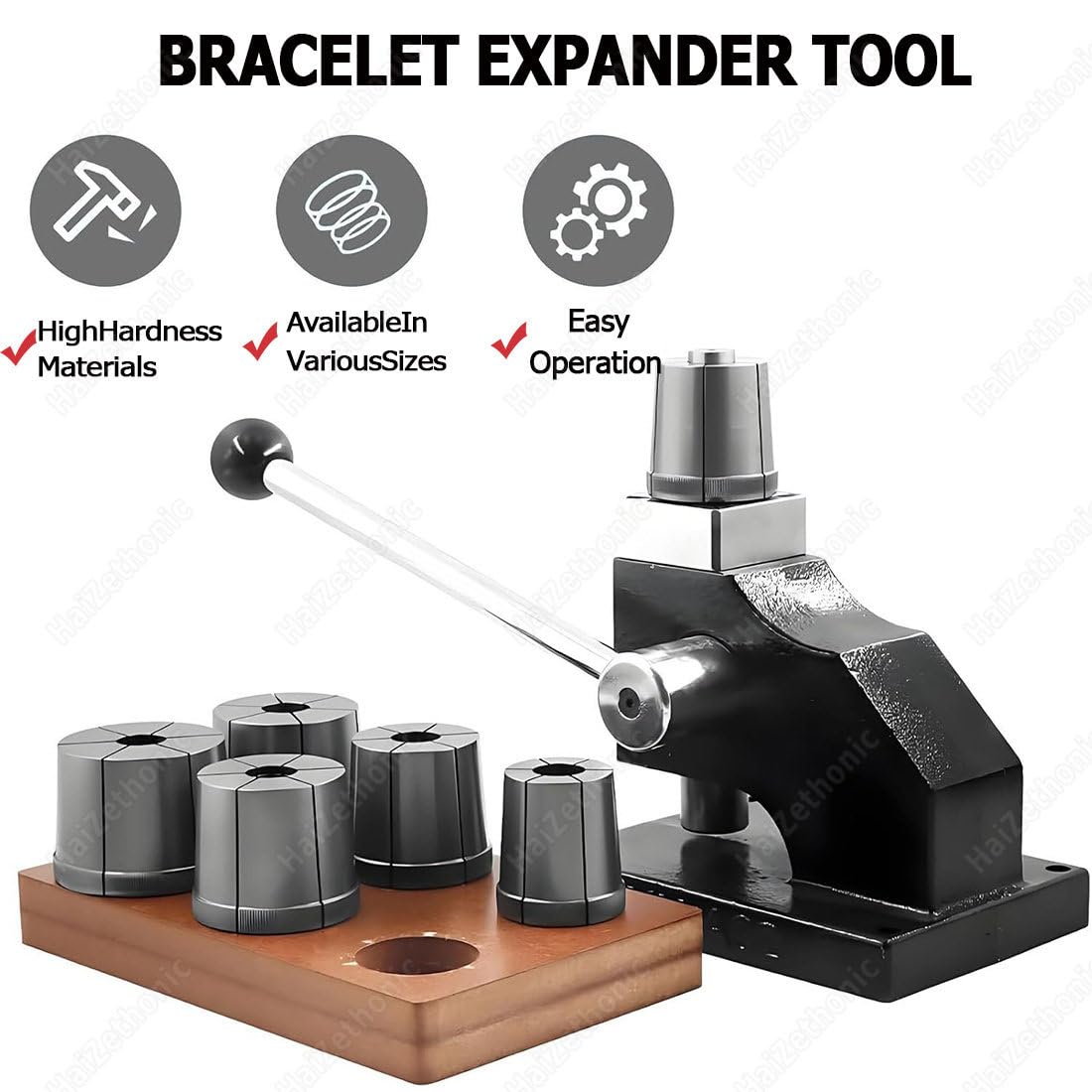 Outil d'extension de bracelet avec matrices rondes pour la fabrication et la réparation de bijoux