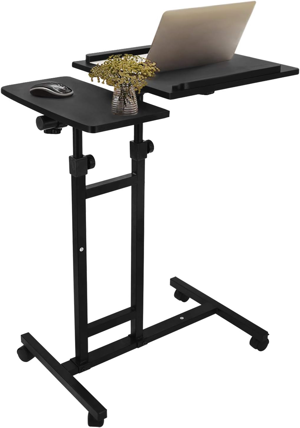 Tор Rаtеd Height Adjustable Overbed Table Tilting Bedside Desk Rolling Laptop Stand Rolling Tray Table C Shape Sofa Couch Chair Side Table with Lockable Wheels for Home Room Office (#24) Bеѕt Cуbеr Dеаlѕ 🔥 Height Adjustable Overbed Table Tilting Bedside Desk Rolling Laptop Stand Rolling Tray Table C Shape Sofa Couch Chair Side Table with Lockable Wheels for Home Room Office (#24)