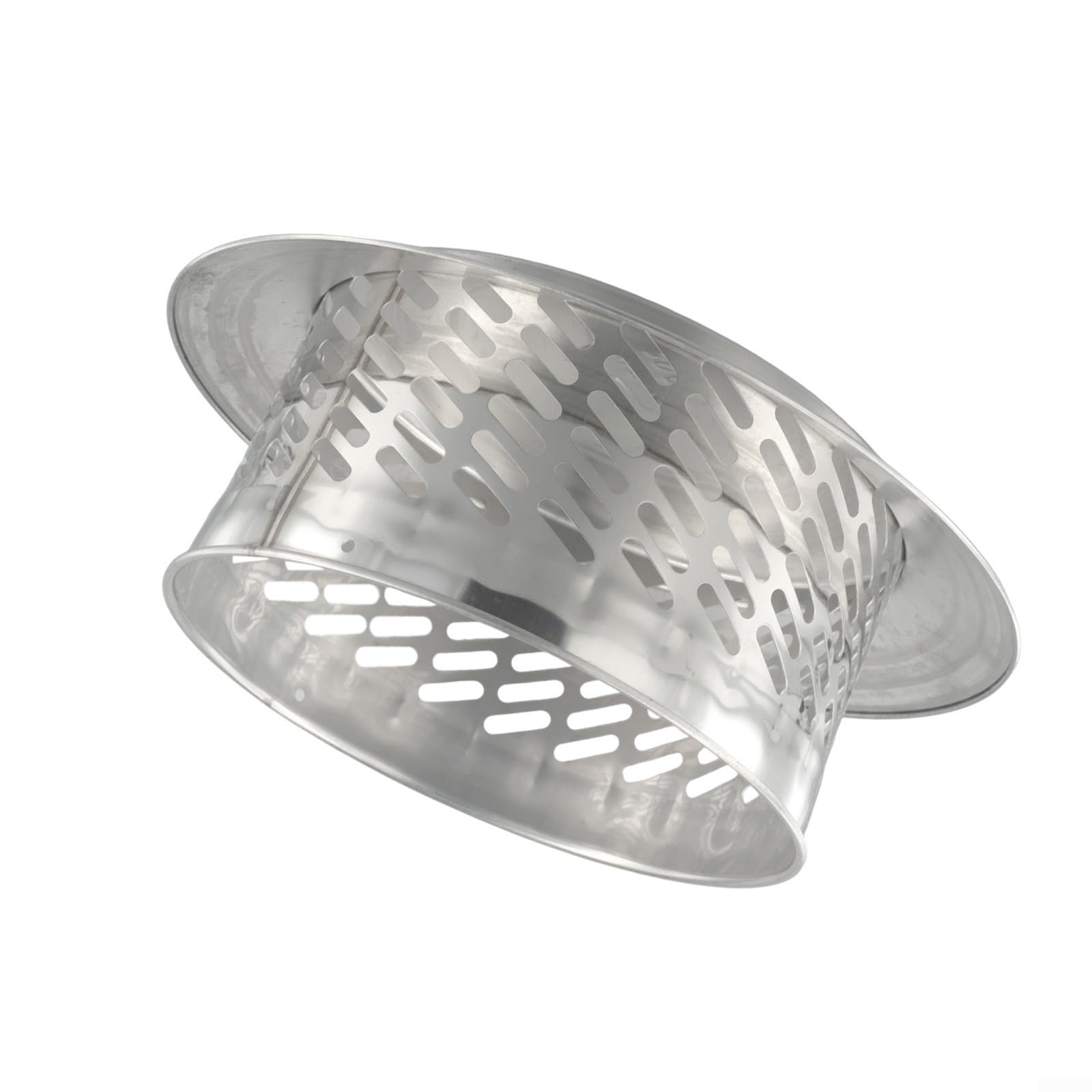1Pc Stal nierdzewna Nasada kominowa, Odporna na deszcz Osłona Robić kominka Ściana zewnętrzna Wyciąg Wentylacja Nasada kominowa(200mm（8inch）)