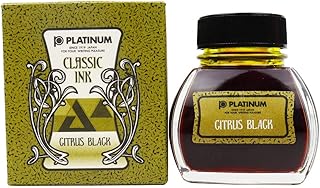 PLATINUM Classic Ink - Tinta (60 ml), color negro